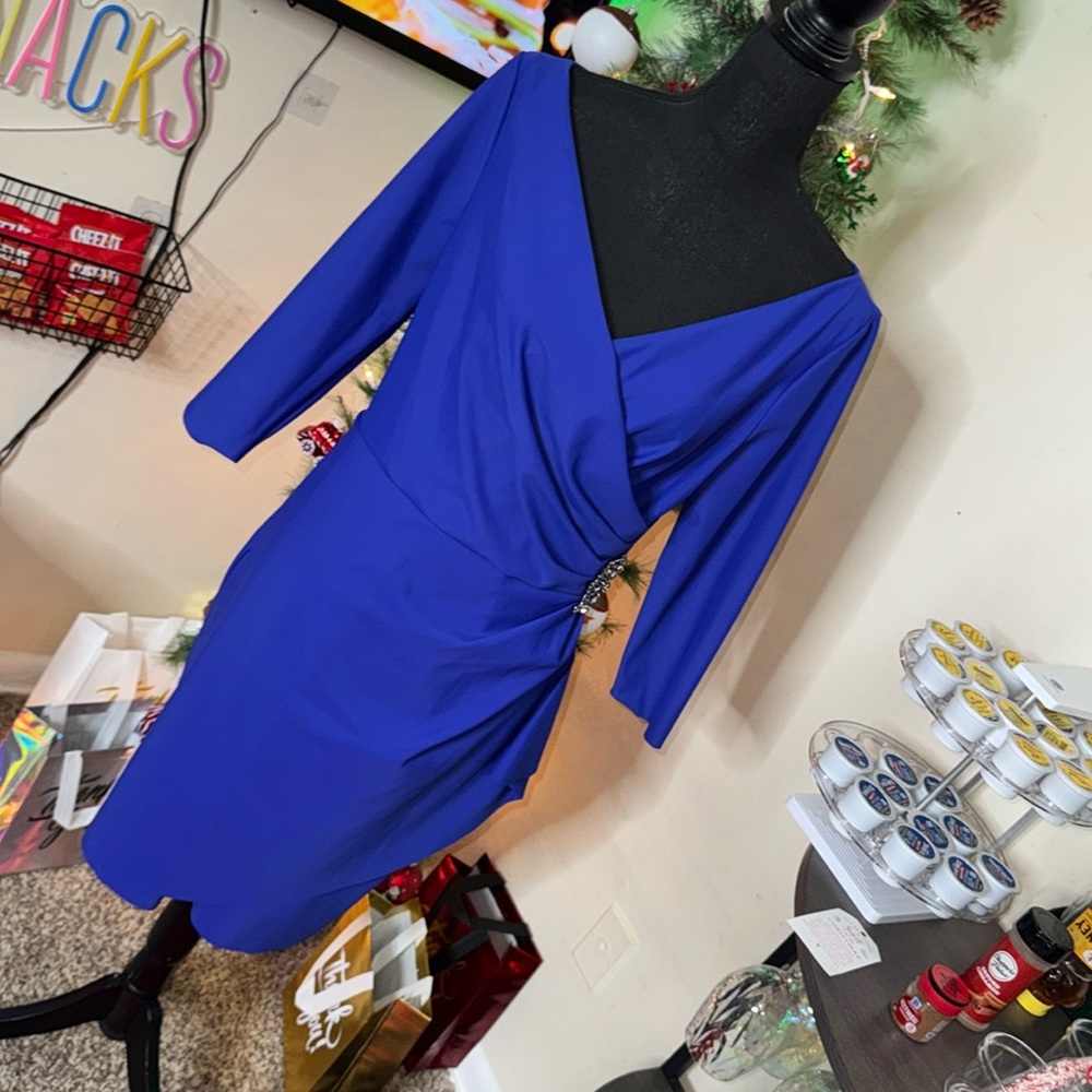 Nice Blurple Evening Dress